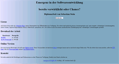 Desktop Screenshot of emergenz.hpfsc.de